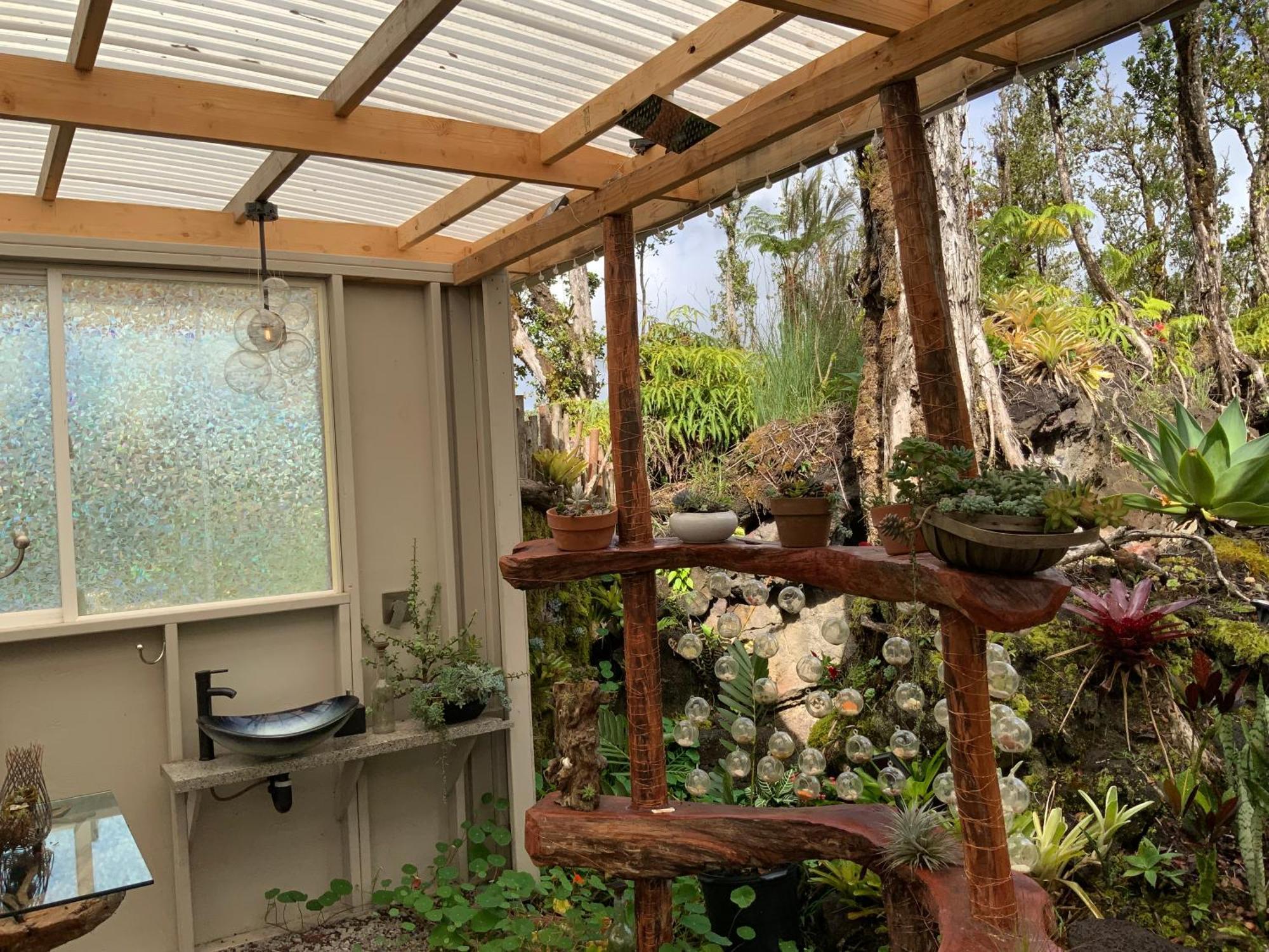 Exotic Garden Cottage At Amazing Volcano Fissure Mountain View Exterior foto