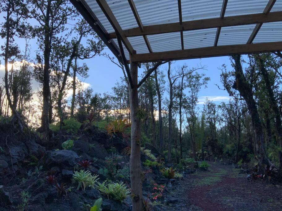 Exotic Garden Cottage At Amazing Volcano Fissure Mountain View Exterior foto