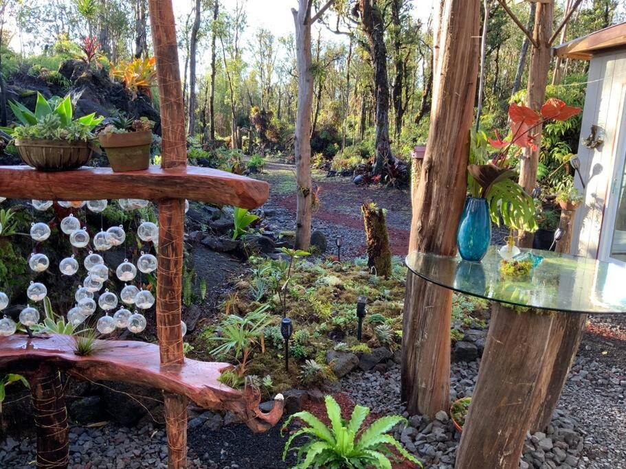 Exotic Garden Cottage At Amazing Volcano Fissure Mountain View Exterior foto